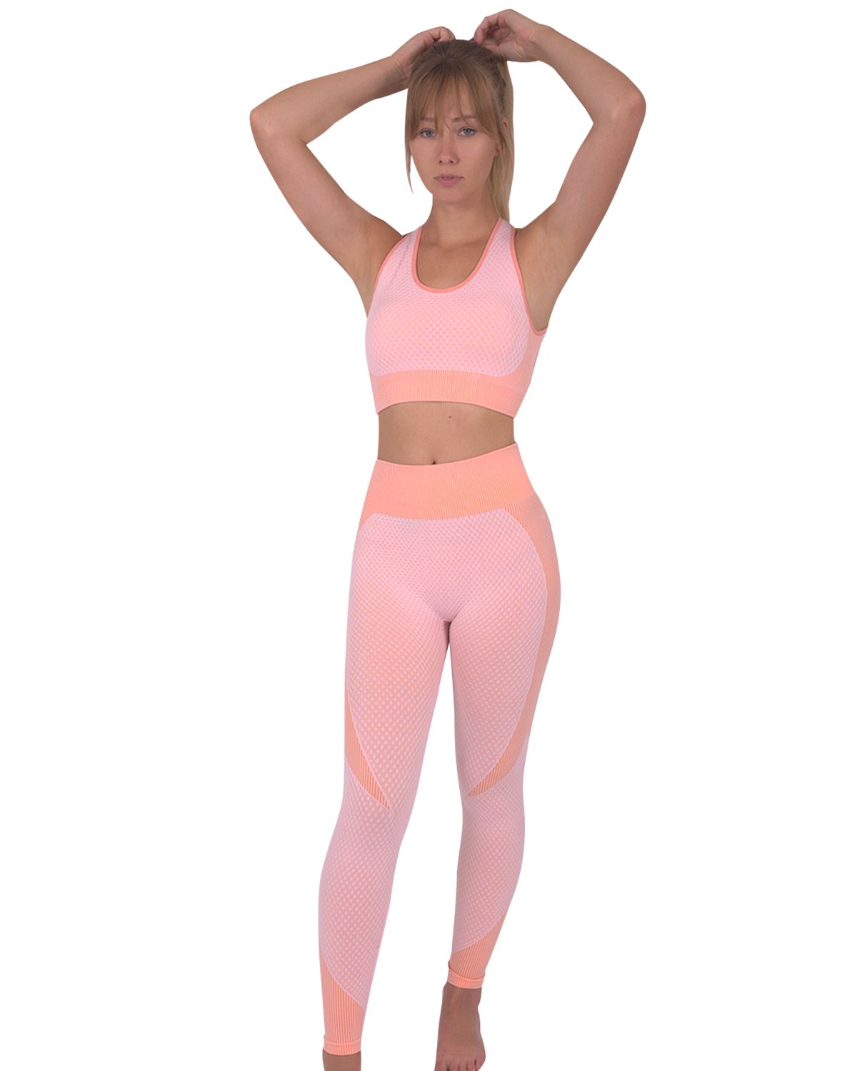 Trois Seamless Sports Bra - Pink