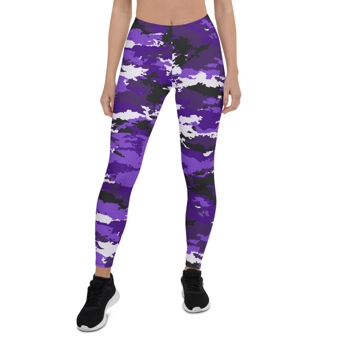 Purple Camo Leggings for Women