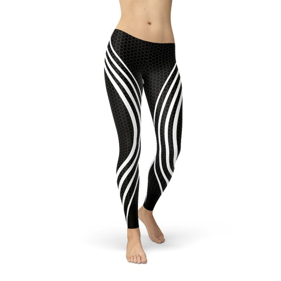 Womens Black Venom Leggings