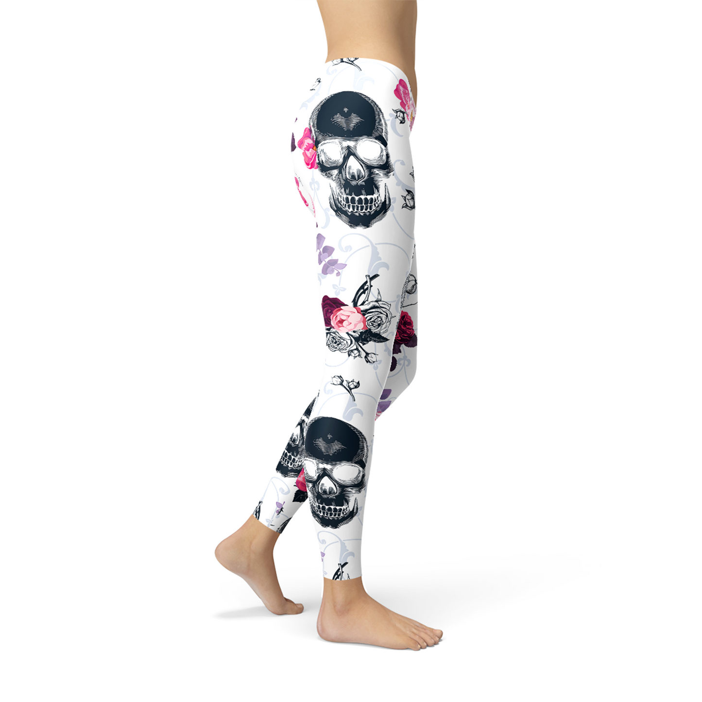 Womens Day Of The Dead Leggings